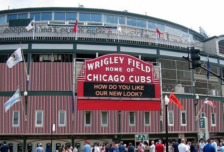 Cubs spruce up 'dumpy' Wrigley with new wallpaper