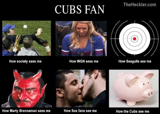 Heckler Image: How everyone sees Cubs fans