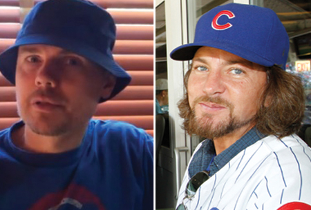 Eddie Vedder commits clumsy error, fails Cubs history