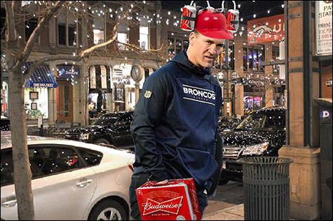 peyton manning budweiser super bowl