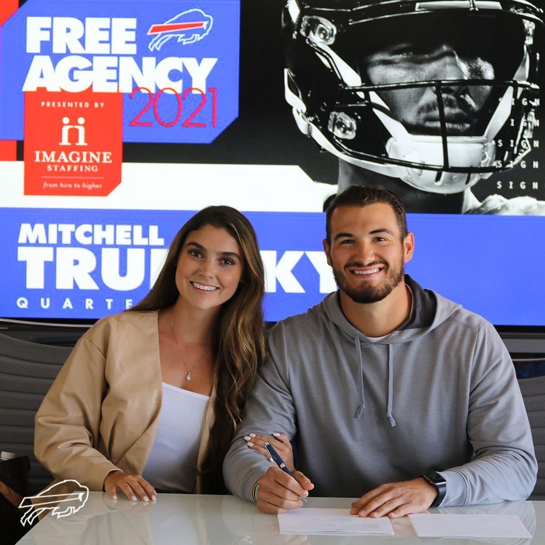 Buffalo Bills PR on X: The @buffalobills have agreed to terms with QB  Mitchell Trubisky on a one-year contract.  / X